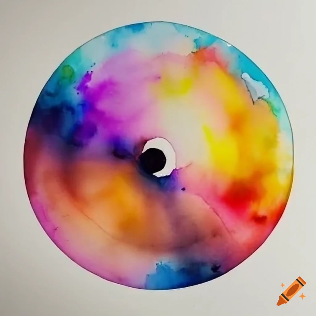 Record spinning on a turntable