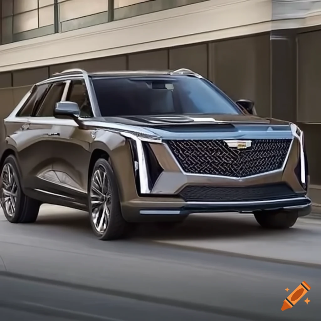 2024 Cadillac soccer mom SUV rear view