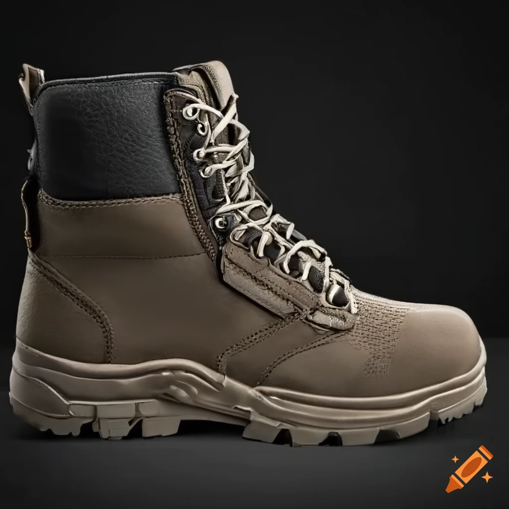 Tactical boot with zipper