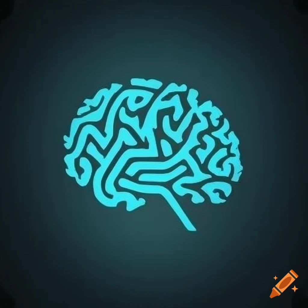 Logo for BRAIN group with a maze-like brain design