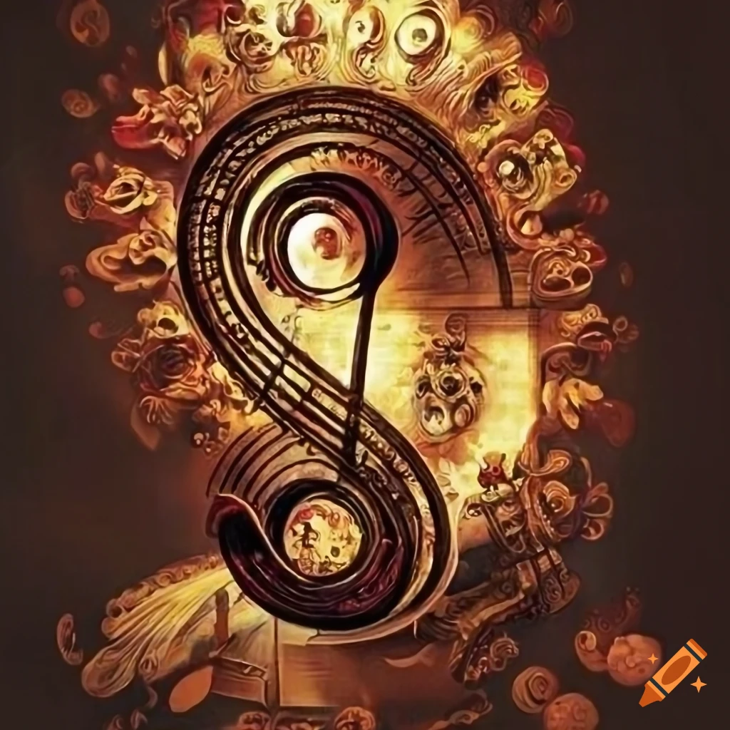 Baroque music poster design
