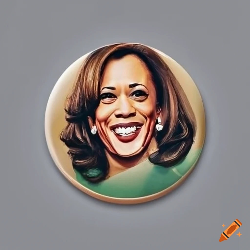 Kamala Harris campaign button