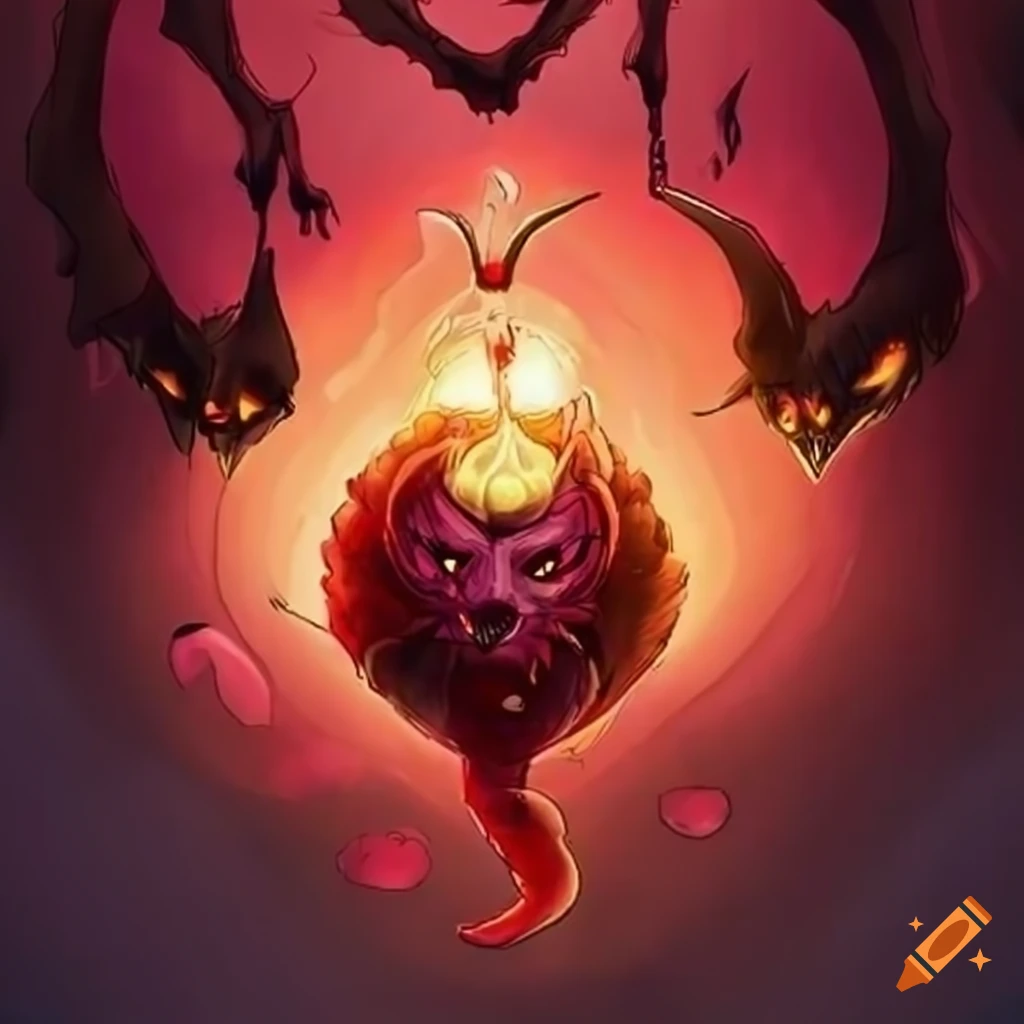 Devil Fruit design with werewolf powers concept