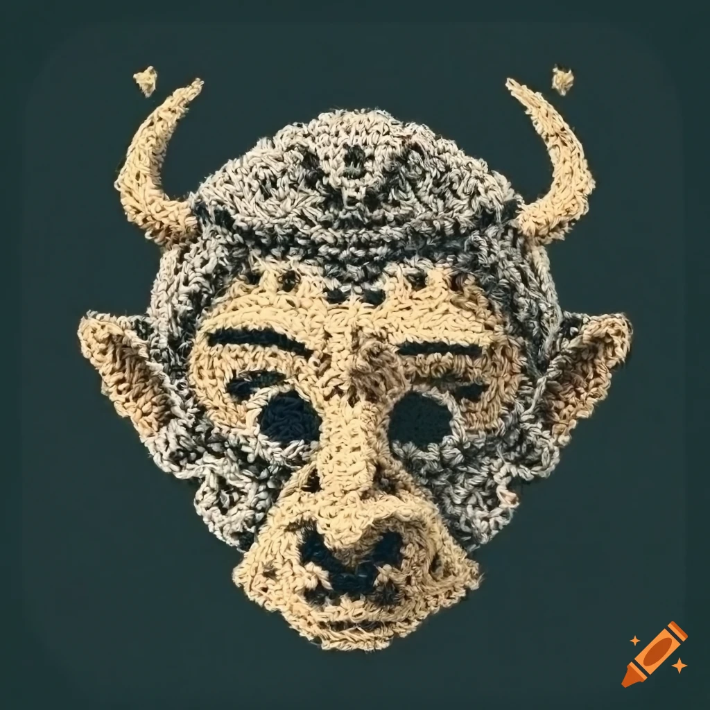 Intricate crocheted masks inspired by apotropaic Calabrian folklore