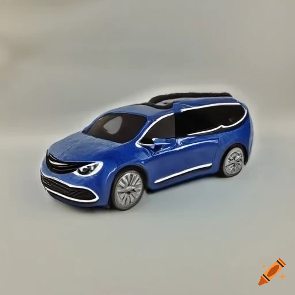 2017 Chrysler Pacifica dark blue plush toy