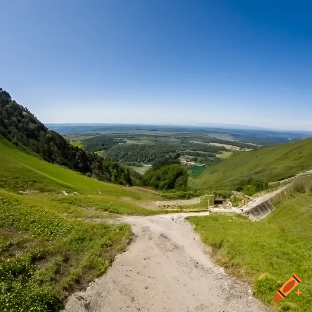 Fisheye photography view
