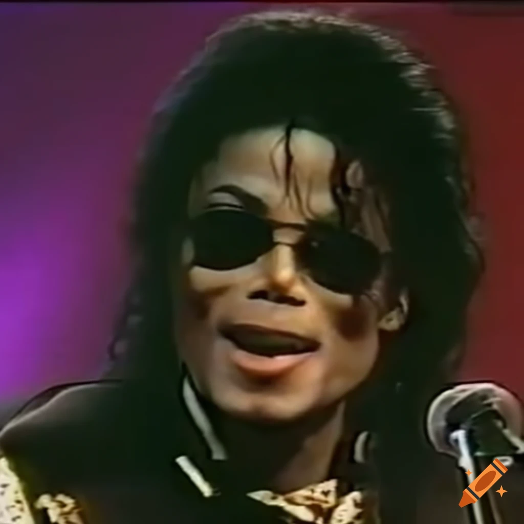 Michael Jackson in live performance captured on VHS in 1987