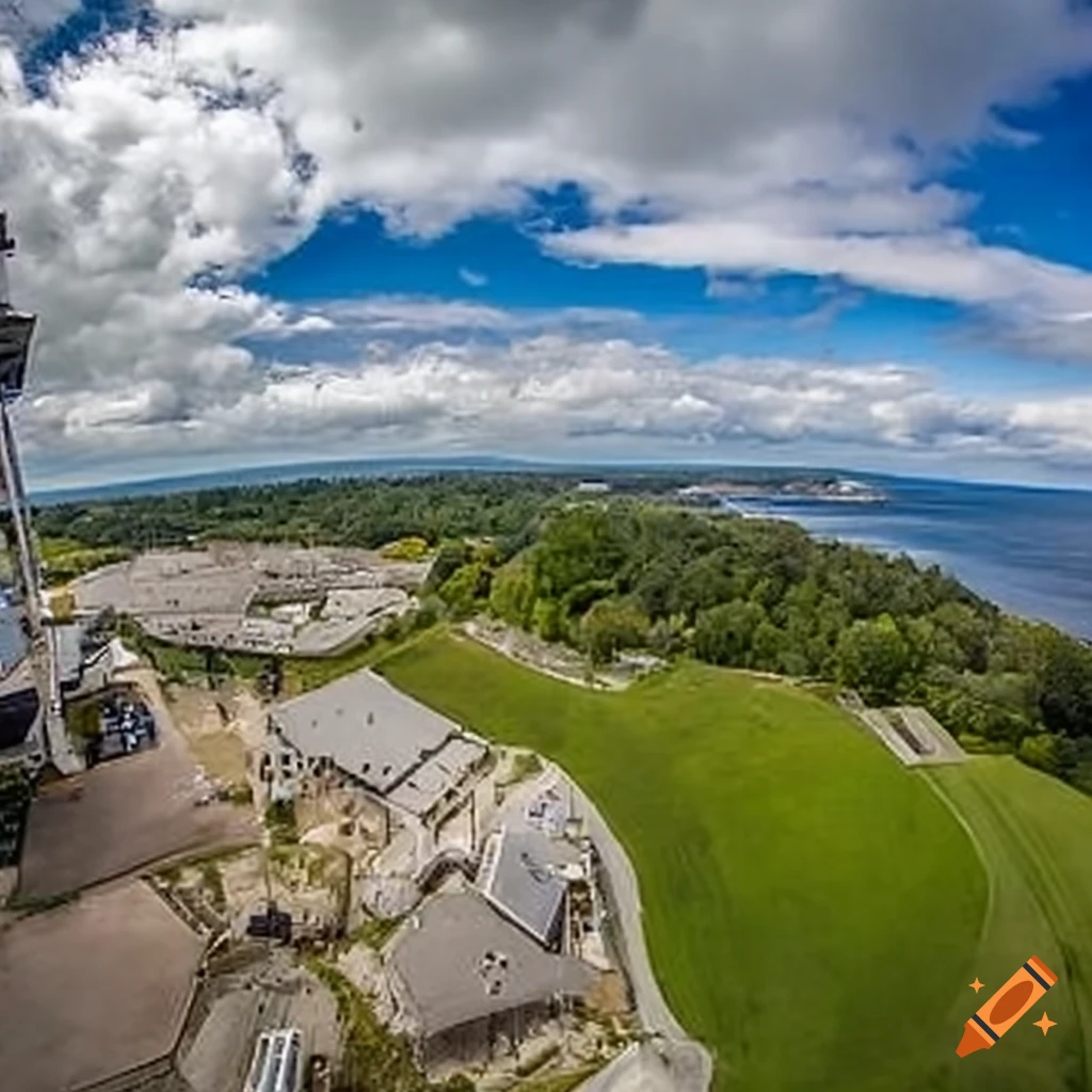 Fisheye photography view