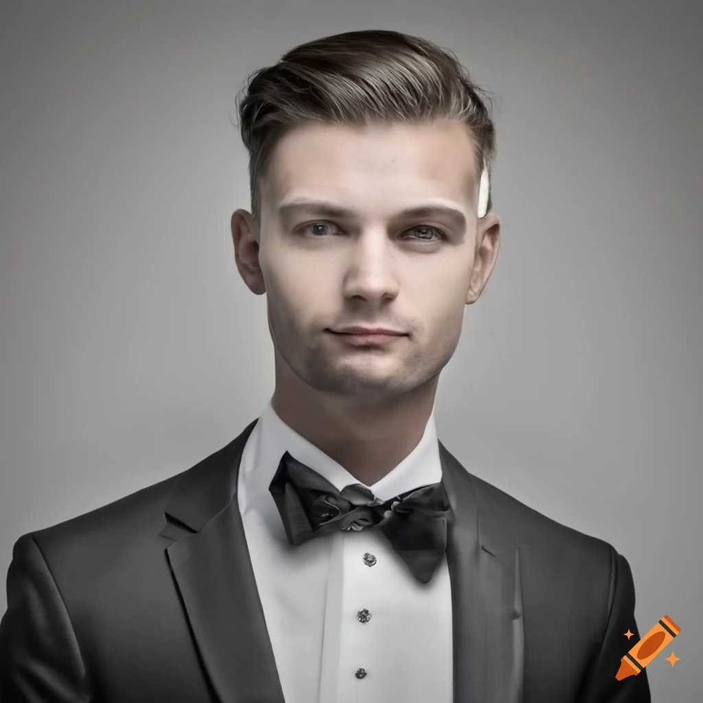 Elegant gentleman in top hat and formal dresswear