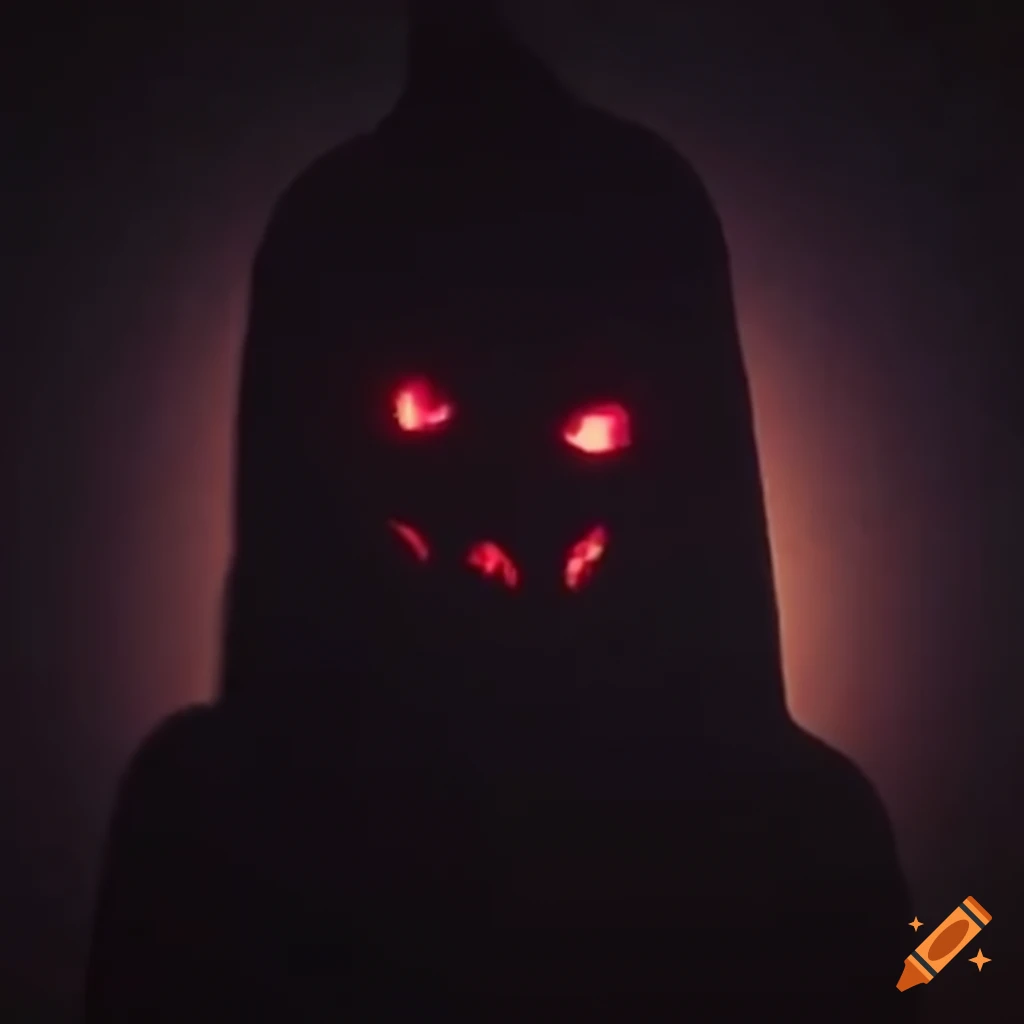 Halloween scene with pentagram of horror vhs movies