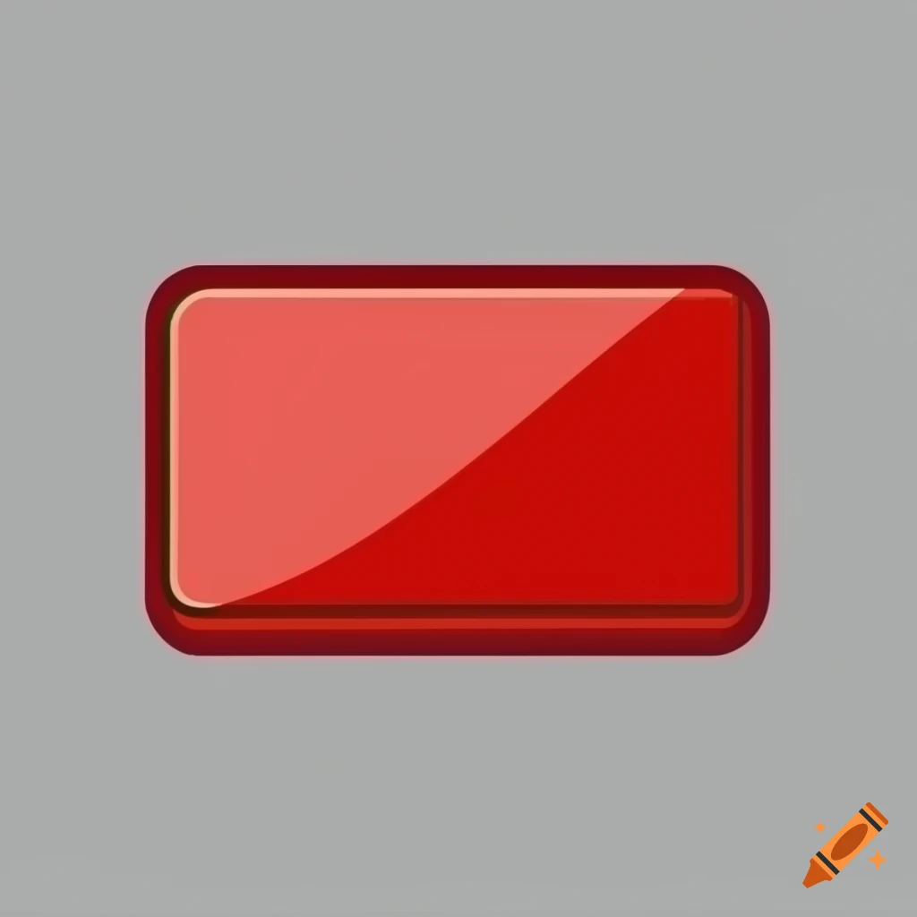 Colorful long horizontal button for engaging UI design