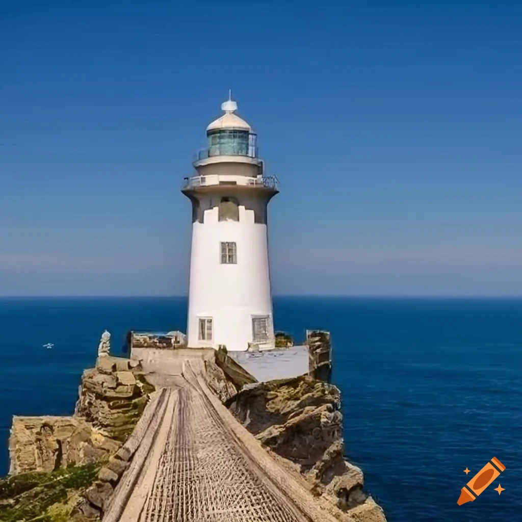 The lighthouse on the port