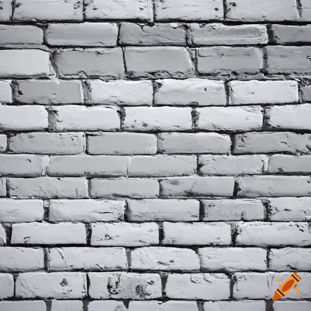 Grey and white brick wall texture
