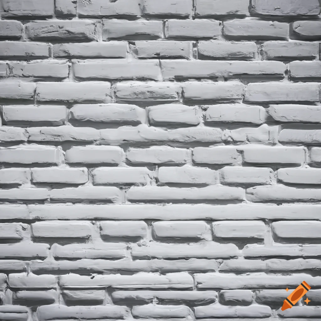 Grey and white brick wall texture