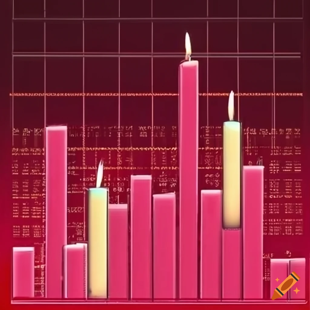 Stock market candle chart
