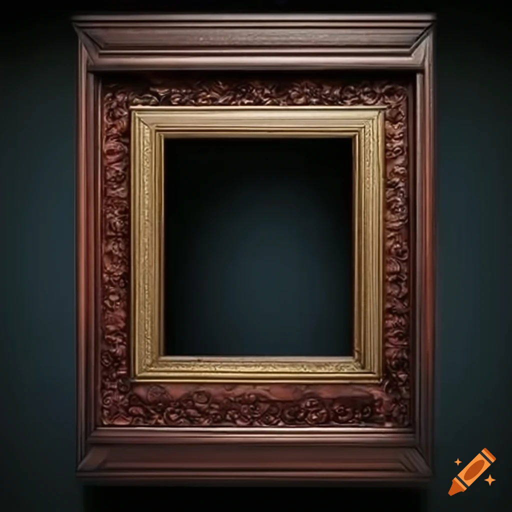 Tudor style picture frame background