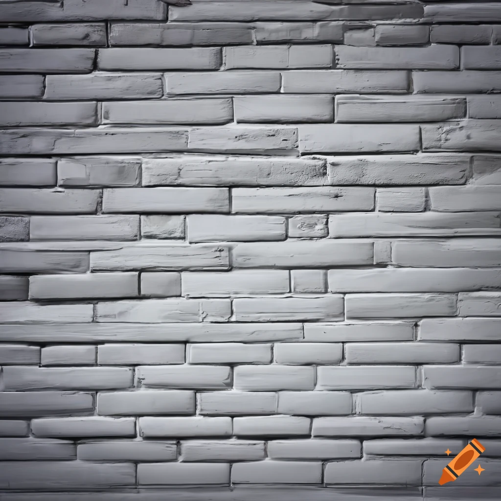 Grey and white brick wall texture