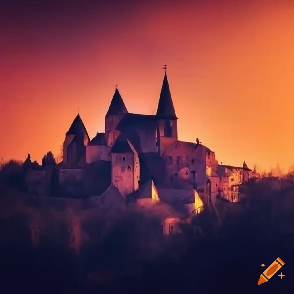 Montclair village in France with a medieval history in a remote valley