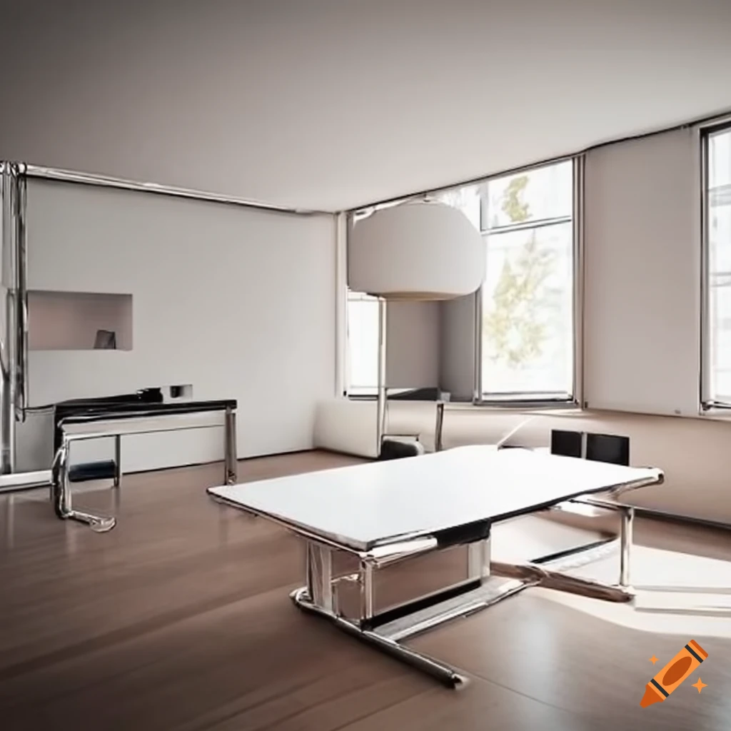 Interior design inspired by Bauhaus architect Marcel Breuer