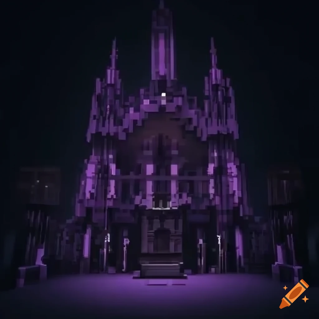 Creative gothic-themed Minecraft collaboration by teams FTX and X