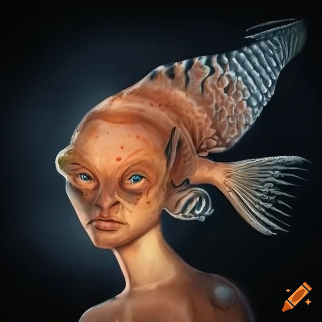 Mrs. Hagphish - British woman and angler fish hybrid creature