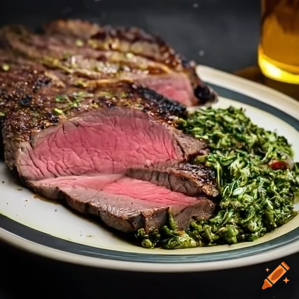 Roasted Flank Steak with Chimichurri