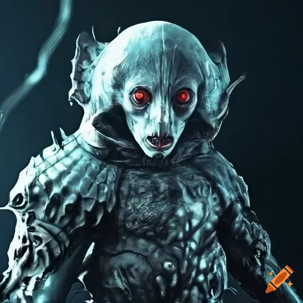 HR Geiger vampire samca moroi hybrid between mammal and bug