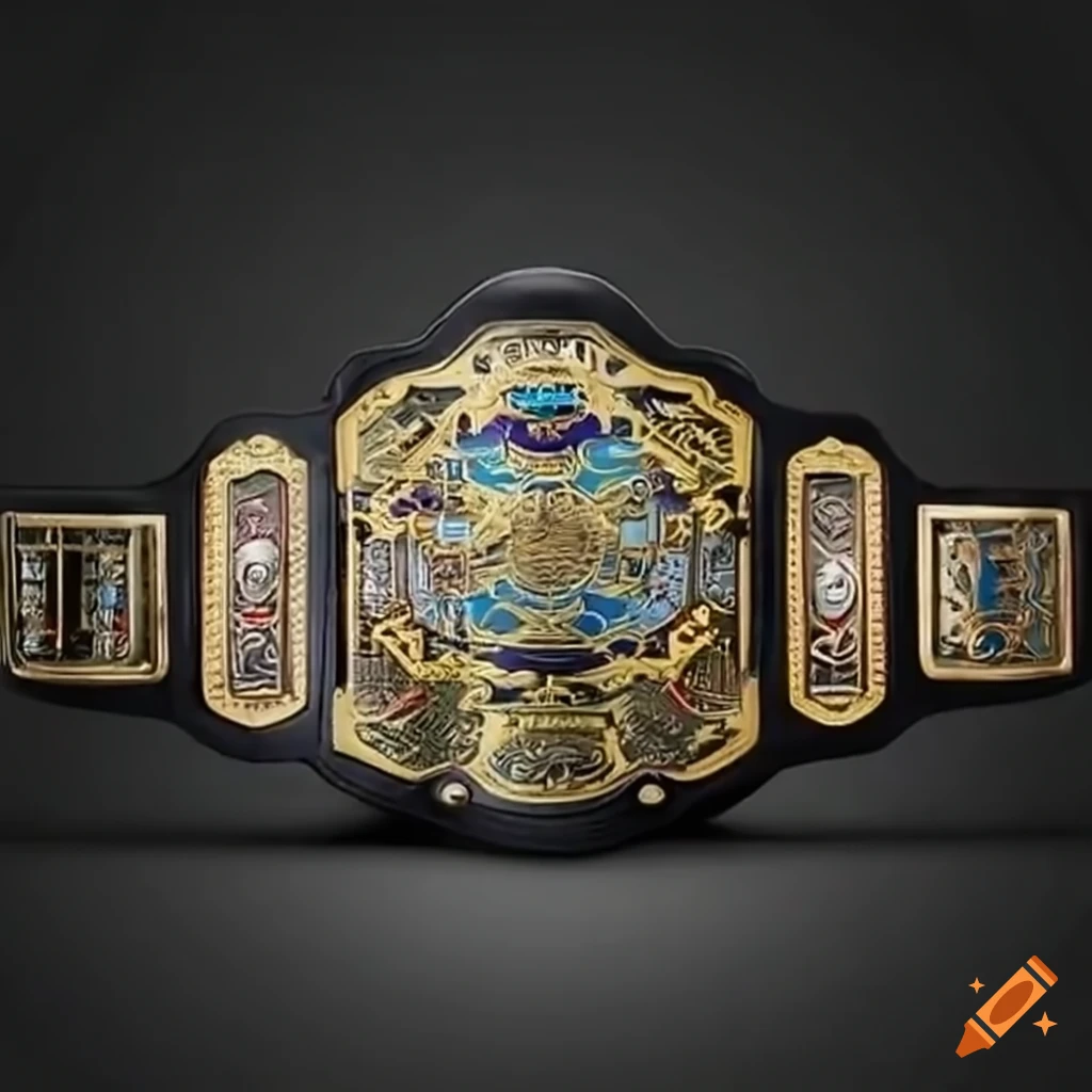Professional wrestling championship belt for a new company
