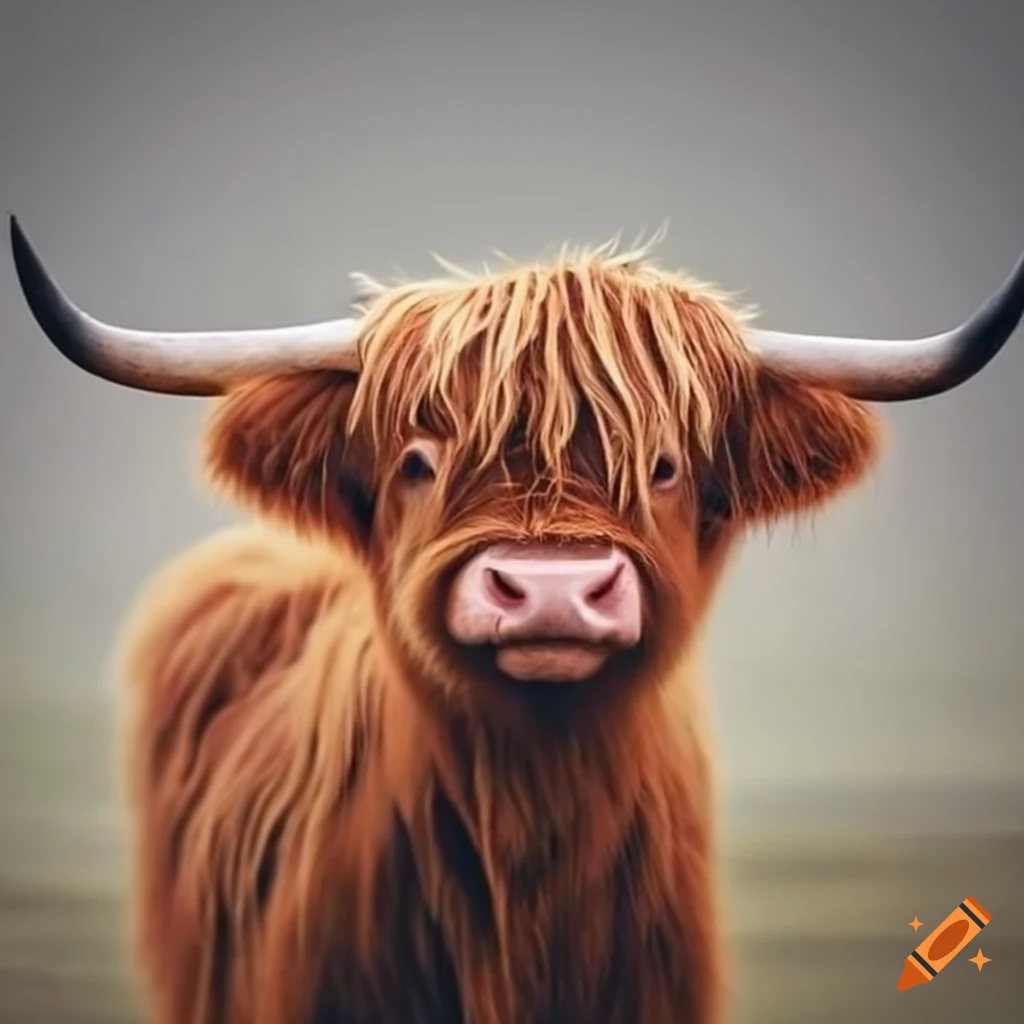 Cute highland cow