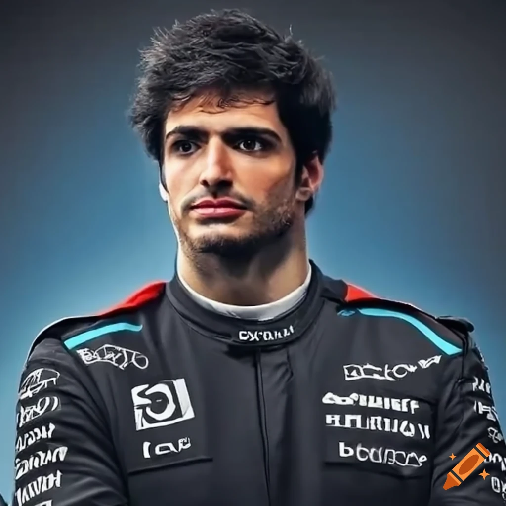 Carlos Sainz Jr. celebrating official signing with Williams Racing