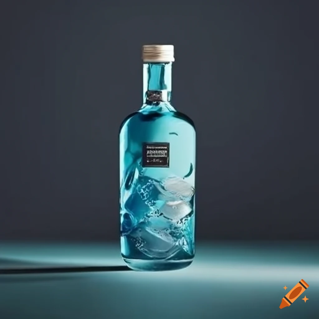 Bottle of gin with the brand Les Vices
