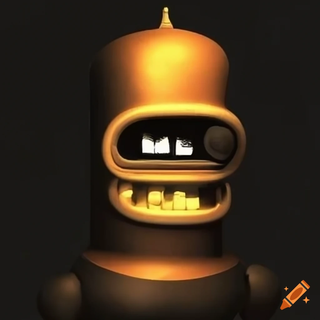 Bender made from dust sculpture