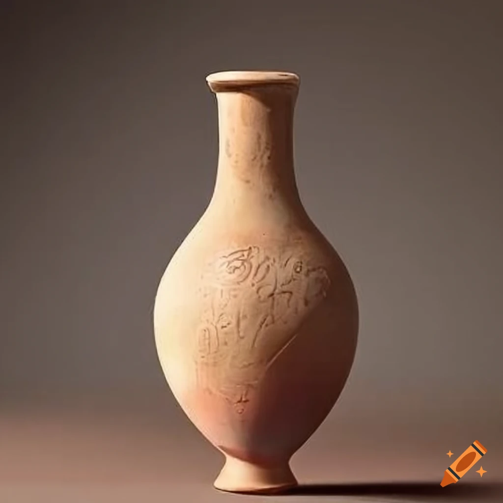 Plain ash glazed Coptic monastery amphora