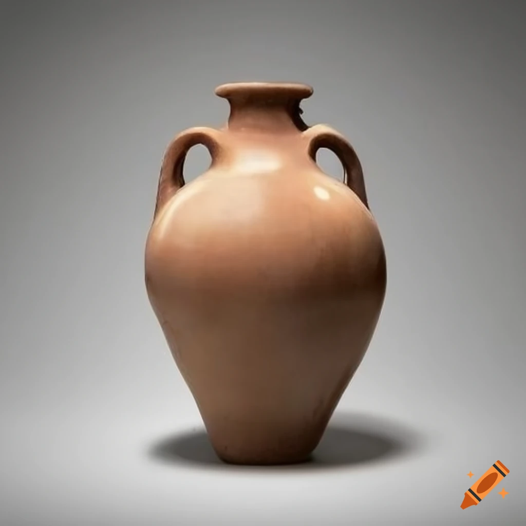 Plain ash glazed Coptic monastery amphora