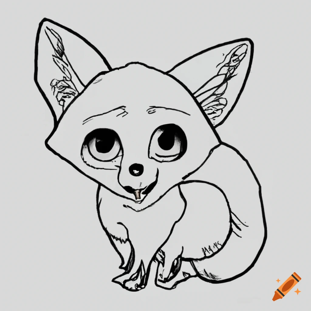 Disegni di volpi da colorare
