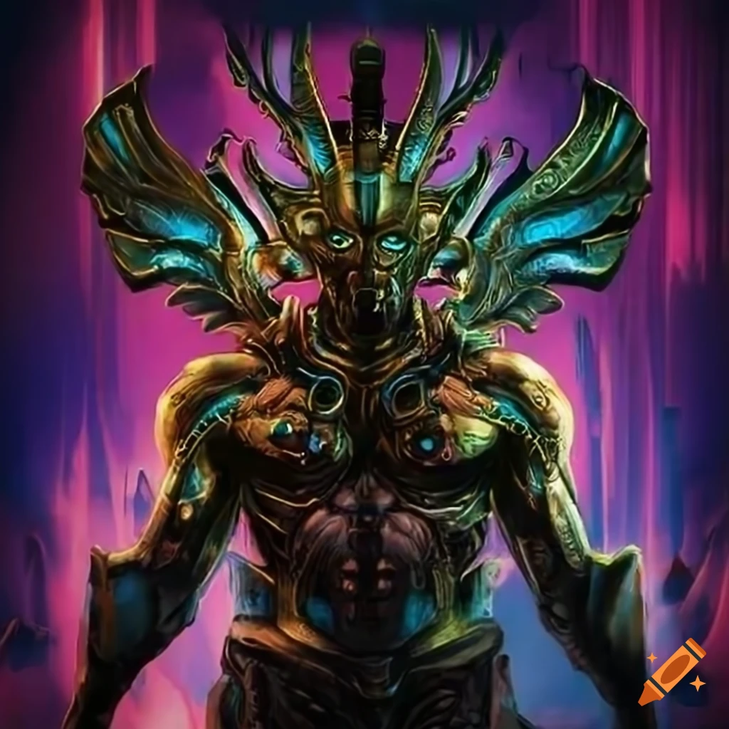 Cyborg Egyptian gods