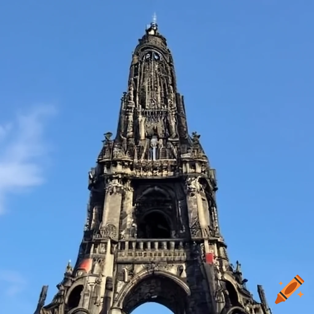 Thunderbird 3 on the Scott Monument