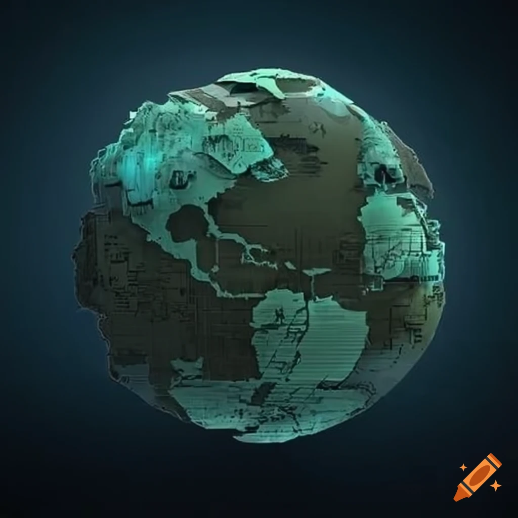 Military layered defense map