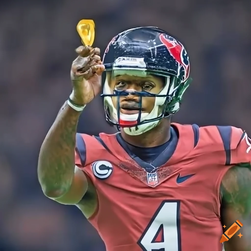 Deshaun Watson throwing a condom