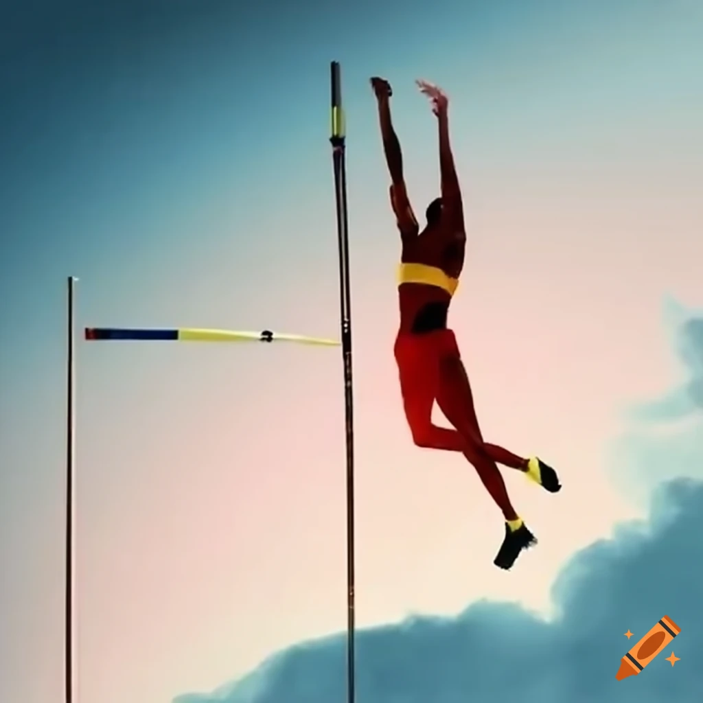 Olympics 100 meter pole vault competition