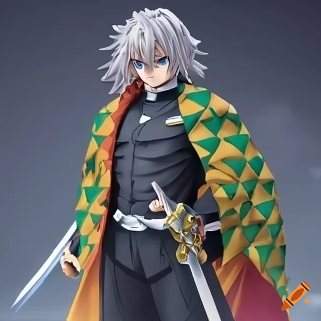 Fusion character in black armor knight with sword