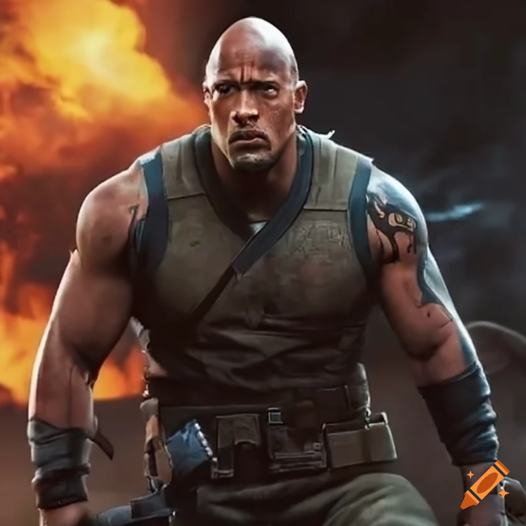 The Rock leading in combat against darkness