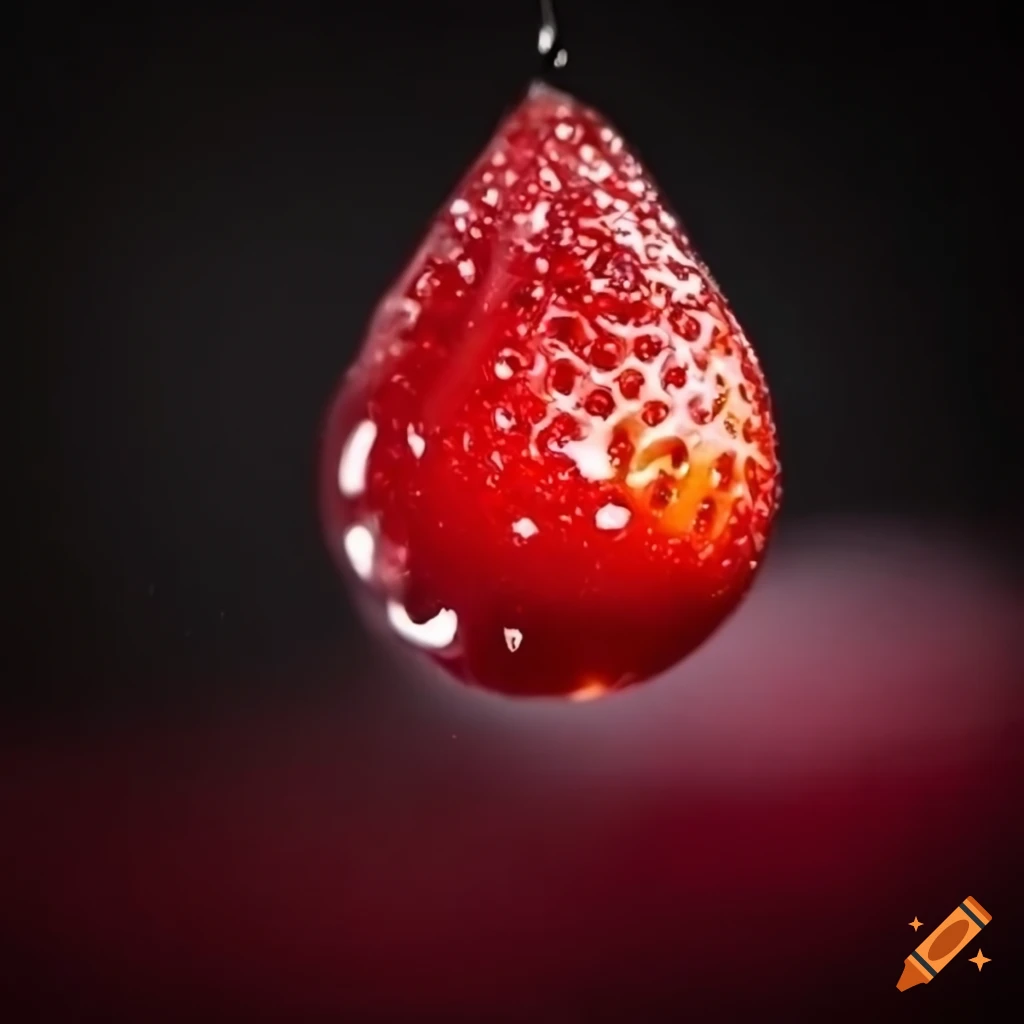 Strawberry marmalade drop