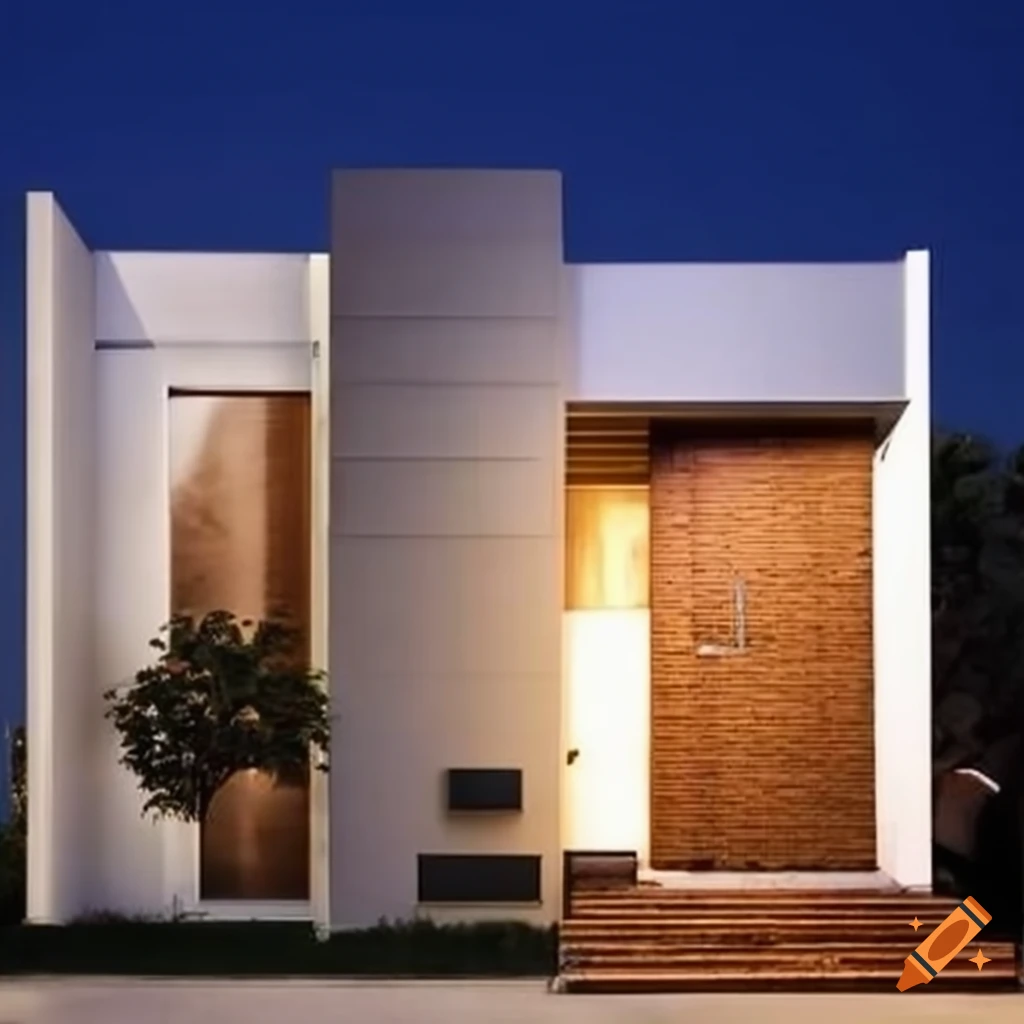 Facade of a super realistic house