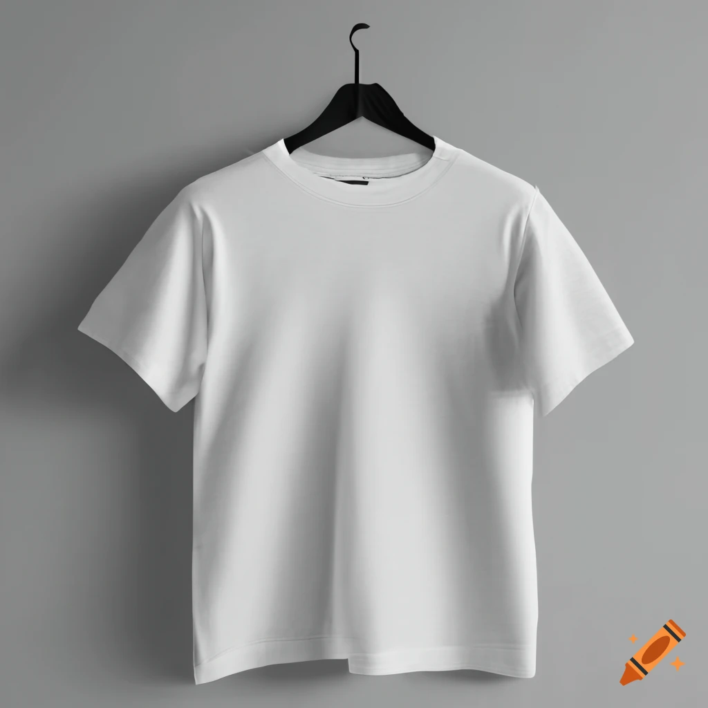 White t-shirt mockup