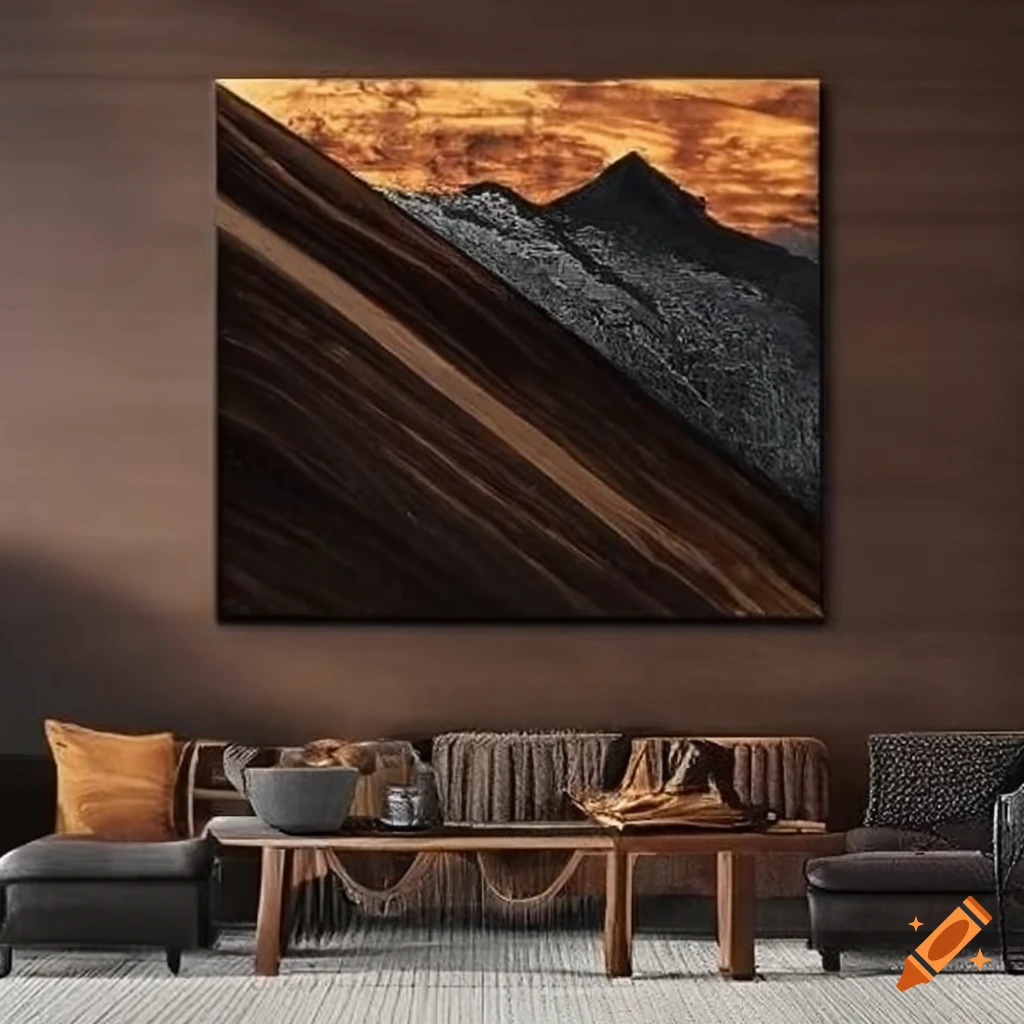 Exquisite black walnut wall art