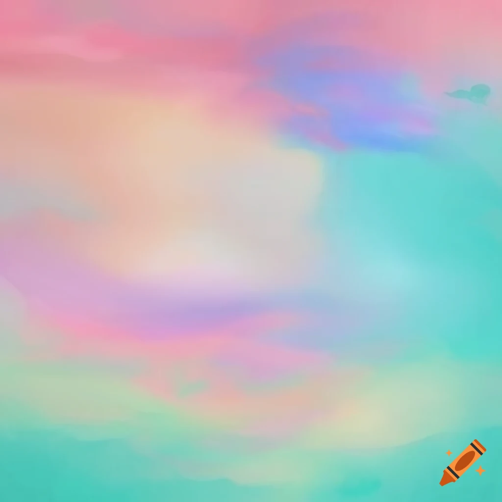 Charming iridescent pastel background for children's storybook