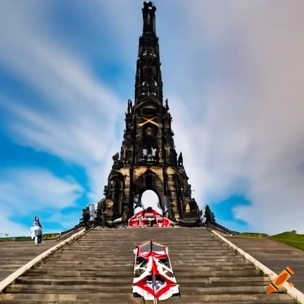 Thunderbird 3 on the Scott Monument