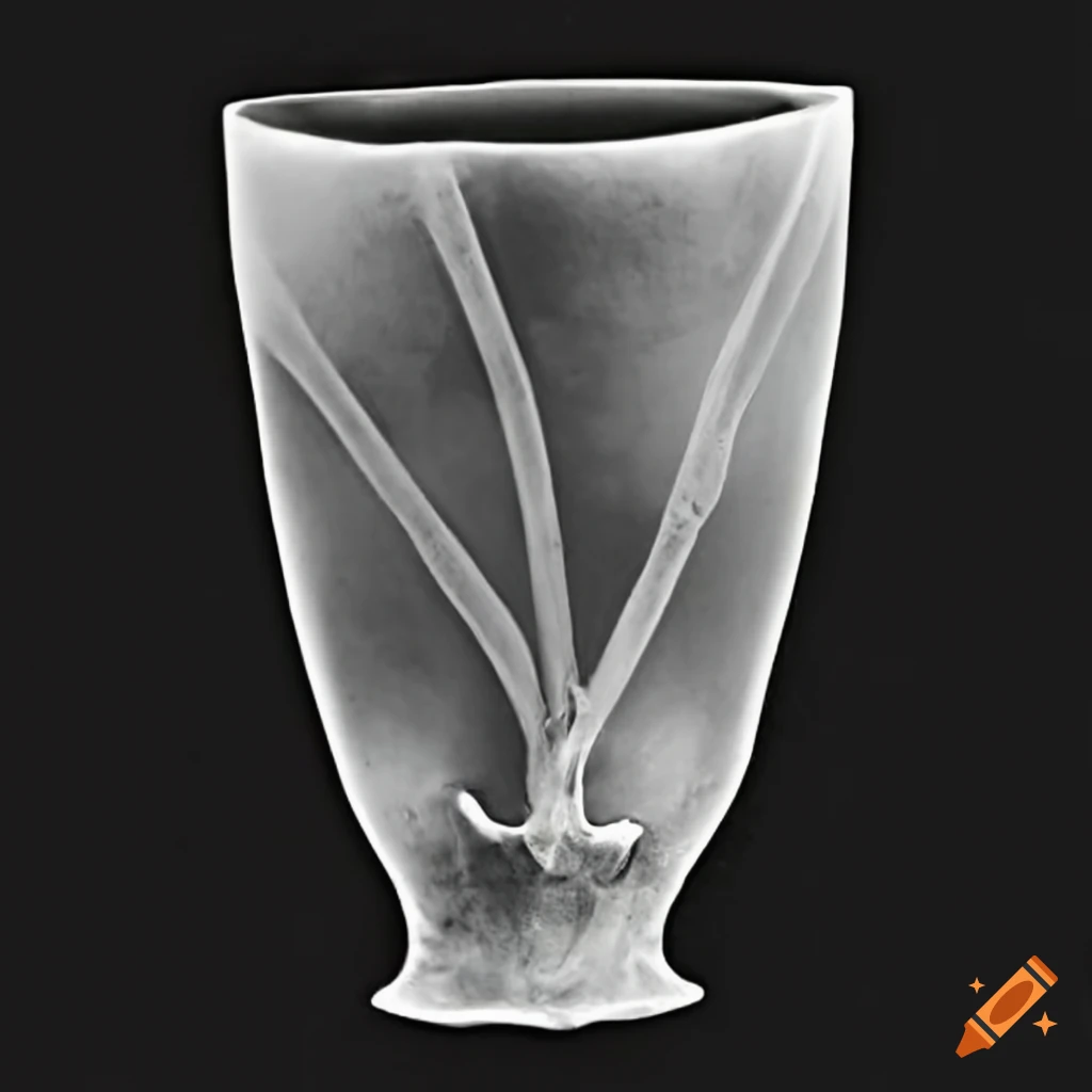 Mycenaean ceramic prehistorical vase with black glaze on white background