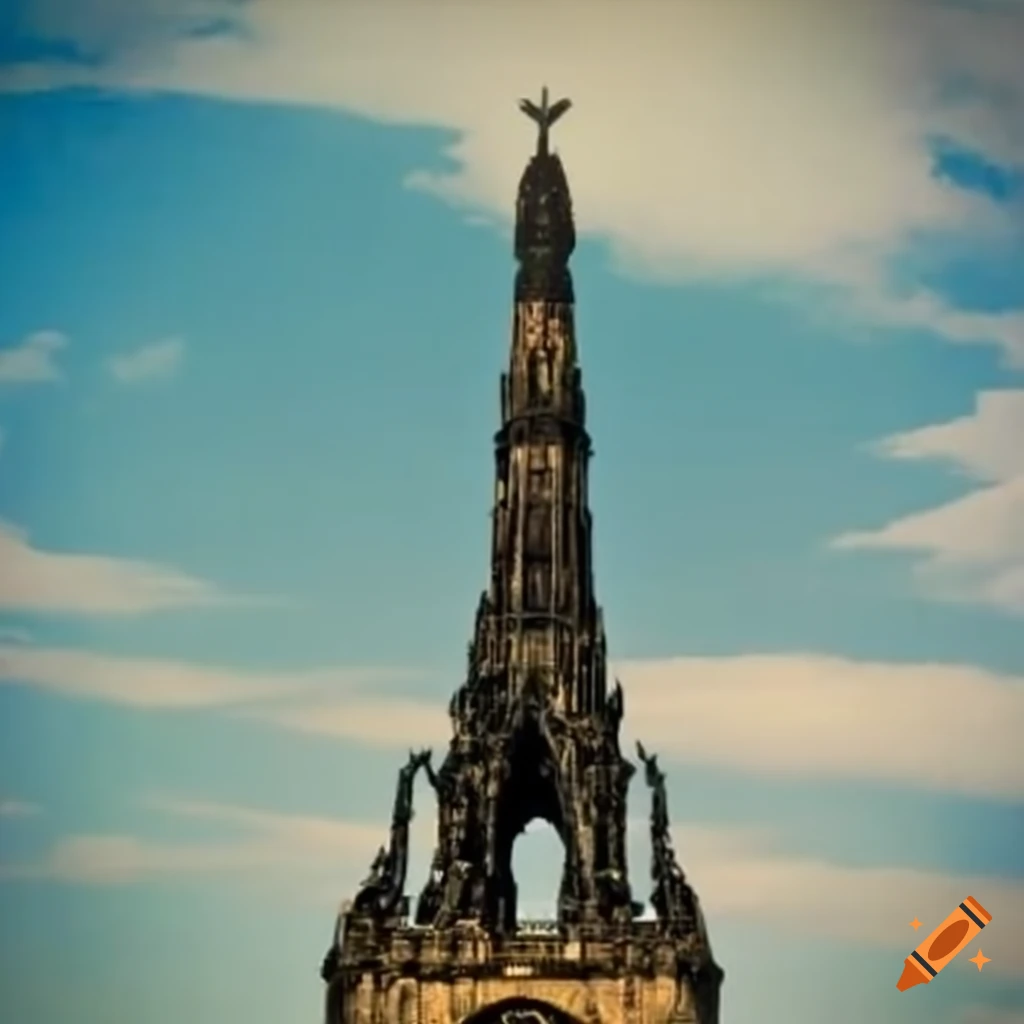 Thunderbird 3 on the Scott Monument